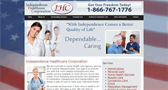 Desktop Screenshot of independencehealthcare.org